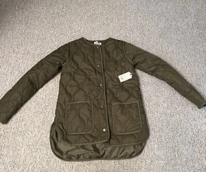 St Johns Bay Coat Mens Olive Night Quilted Jacket Men’s Small - Picture 1 of 7