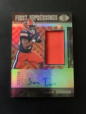 2023 Panini Chronicles Draft Illusions Sean Tucker RC Relic Auto /199 Syracuse