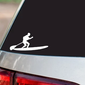 Pegatina Stand Up Paddle Board Surfing S2 todos los colores cromados y vinilo regular - Imagen 1 de 2