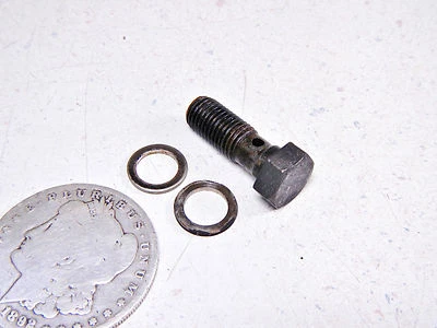 82 HONDA CB750SC CB750 NIGHTHAWK 750 RIGHT/ LEFT FRONT BRAKE CALIPER BANJO BOLT - Image 1 of 3