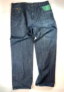Jeans LRG Lifted Research Group Adelmo Jr. 40x33 ricamo leone biologico vintage - Foto 1 di 13