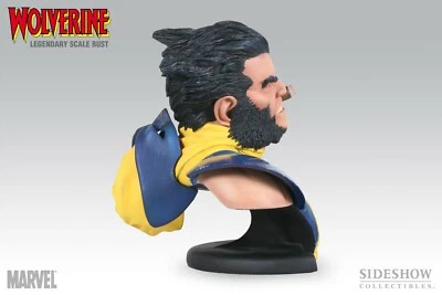Marvel X-Men Sideshow EXCLUSIVO Wolverine Legendary Scale Busto Estatua SELLADA SIN USAR, EN CAJA Foto 1 de 4