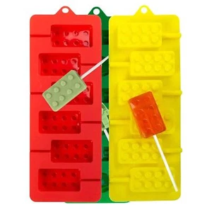 Silicone Lollipop Molds Brick Chocolate Hard Candy Lollypop Sucker Mold Set o... - Picture 1 of 6