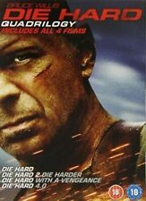 Die Hard Quadrilogy 4 Disc DVD Set 2008 Very Good