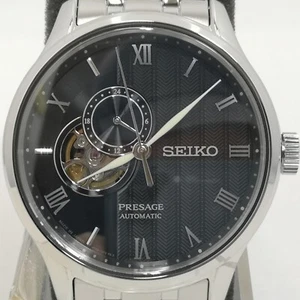 SEIKO PRESAGE BASIC SARY093 Black Mechanical Automatic Men's Watch New in Box - Picture 1 of 24