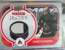 2021-22 Upper Deck Series 1 Darcy Kuemper UD Game Jersey #GJ-DK - 2 colors