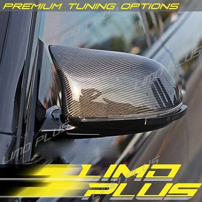 Real Carbon Fiber Mirror Caps Replacement for BMW X5 F15 X6 F16 2015-2018 - Image 1 of 4