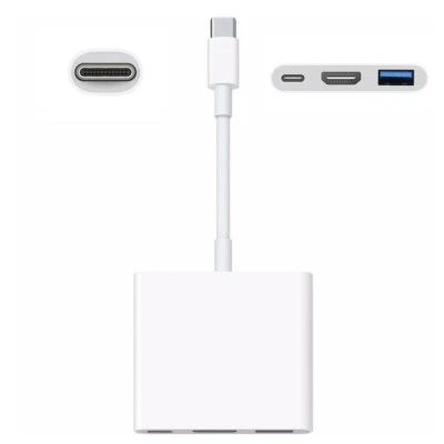 Gen uine For Apple USB-C Digital AV Multiport Adapter MJ1K2AM/A HDMI & USB AU88 - Image 1 of 4
