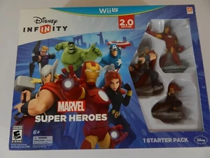 Disney Infinity Starter Pack Wii U 2.0 Edition Marvel Super Heroes - Picture 1 of 8