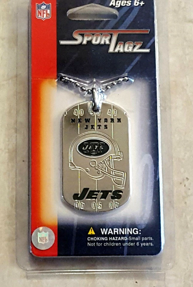 New York Jets Collar Etiqueta de Perro Metal Deportivo Tagz Collar Sam Darnold Nuevo  Foto 1 de 1