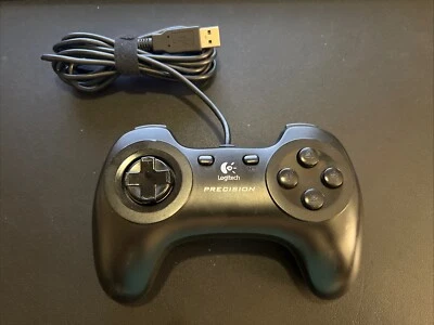 Logitech Precision Controller ( Model G-UG15 ) USB Wired Gamepad Black - Image 1 of 4