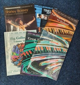 6 X KEYBOARD SONG BOOKS - Picture 1 of 1