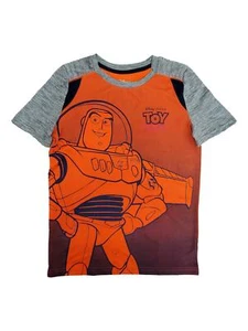 Disney Toy Story Boys Orange Short Sleeve Buzz Lightyear Tee Shirt T-Shirt 10 - Picture 1 of 1