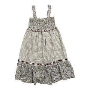 Wyse London Sommerkleid Damen Größe 2R schwarz weiß Baumwolle Boho trägerlos Maxirock - Bild 1 von 10