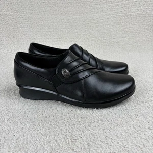 Clarks Zapatos Mujer 6M Negro Hope Roxanne Cómodos Mocasines Sin Cordones Informales Oficina - Imagen 1 de 15