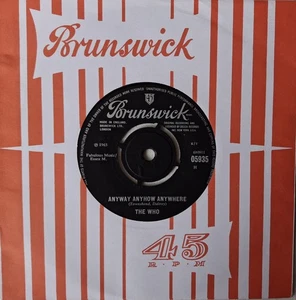 The Who - Anyway Anyhow Anywhere 7" UK Original Brunswick 45 1965 - Picture 1 of 2