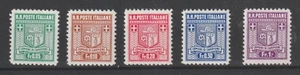 1944 Emission Local Stemma Common Campione 5 Val. MNH D.11 MF127990 - Picture 1 of 2