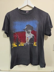 Vintage Johnny Winter 1989 Tour T Shirt Single Stitch Super Wear Medium - Picture 1 of 7