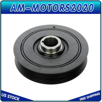 Polia de virabrequim balanceador harmônico para 2002-2006 Acura RSX 2.0L Honda CR-V 2.4L - Imagem 1 de 4
