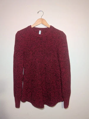 Пуловер Athleta Sierra Crew свитер шерстяная смесь марлевый конфетный красный женский размер S - Изображение 1 из 4