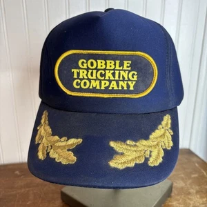 Gorra de béisbol de colección años 70 Gobble Trucking Co Truckers hoja de golf huevos revueltos - Imagen 1 de 6