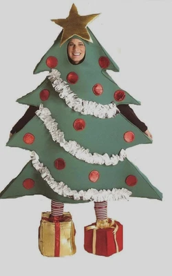 Disfraz Árbol de Navidad - Rasta Imposta Adulto - Usado Foto 1 de 4