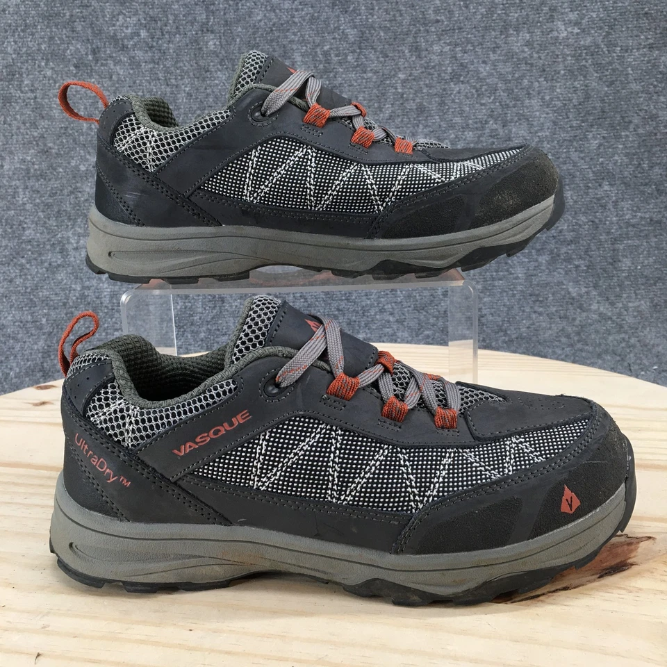 Vasque Zapatos Juveniles 6 Monolito Bajo UltraSeco Tenis Gris Con Cordones Deportes 7210 Foto 1 de 4