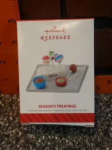 GENUINE 2014 Hallmark Keepsake Season's Treatings #6 In The Series Cake Pops - Picture 1 of 9