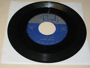 BLUES 45RPM RECORD - JOHNNY ROGERS - RONEL 106 - Imagen 1 de 1