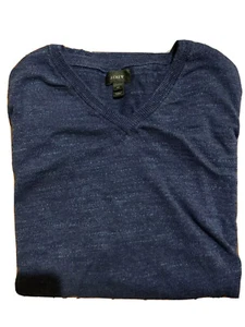 J.Crew Men’s 100% Cotton Sweater XL Blue - Picture 1 of 1