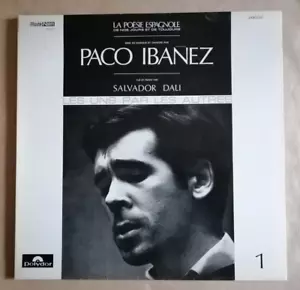 Paco Ibañez : Poésie Espagnole De Nos Jours et De Toujours 1 LP 33T DALI Vynil - Foto 1 di 3