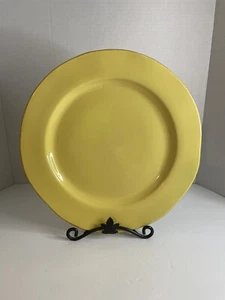 Vietri Cucina Fresca Saffron / Sage Large Dinner Plate Italy Mint - Picture 1 of 8
