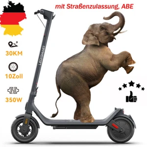 E-SCOOTER MIT STRASSENZULASSUNG ERWACHSENE ELEKTROROLLER FALTBAR 30KM REICHWEITE - Bild 1 von 12
