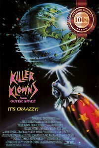 KILLER KLOWNS FROM OUTER SPACE 1988 ORIGINAL CINEMA MOVIE PRINT PREMIUM POSTER