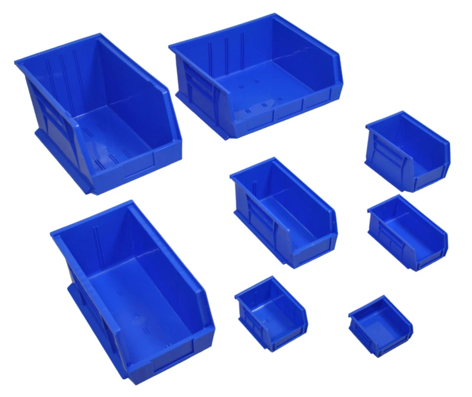 Plastic Parts Storage Bins - Heavy Duty Bin Small Part Stacking Component Boxes - Image 1 of 1