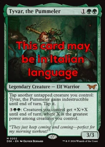 MTG TYVAR, THE PUMMELER EXC - TYVAR, IL DISTRUTTORE 202 - DSK - MAGIC - Imagen 1 de 1