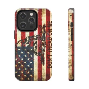 Funda resistente con bandera americana y Gadsden para iPhone 14 - No me pises - Imagen 1 de 7