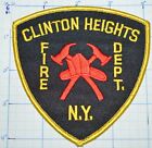 NEW YORK, CLINTON HEIGHTS FIRE DEPT PATCH