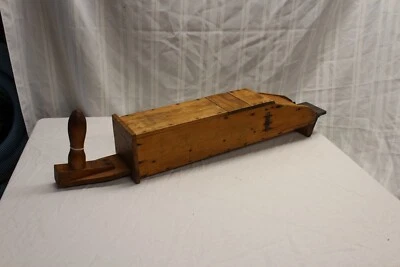 Antique Wakefield's ? Hand Corn Planter Wooden Farm Seed Planting Tool Seeder #2 - Image 1 of 4