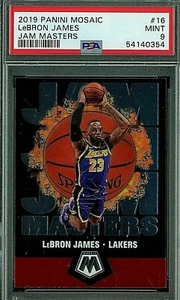 2019-20 Panini Mosaic Jam Masters #16 LeBron James Lakers PSA 9 MINT & bonus - Picture 1 of 1