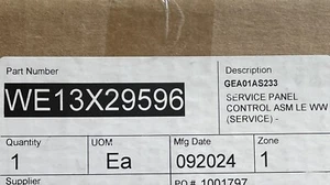 Original brandneu OEM WE13X29596 Panel - Bild 1 von 1