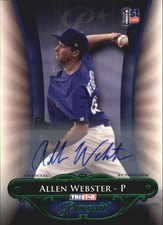 2010 TRISTAR Pursuit Autographs Green #132 Allen Webster /25