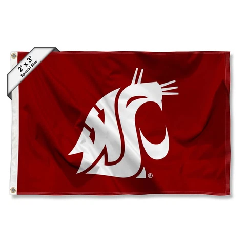 Washington State WSU 2'x3' Flag Cover