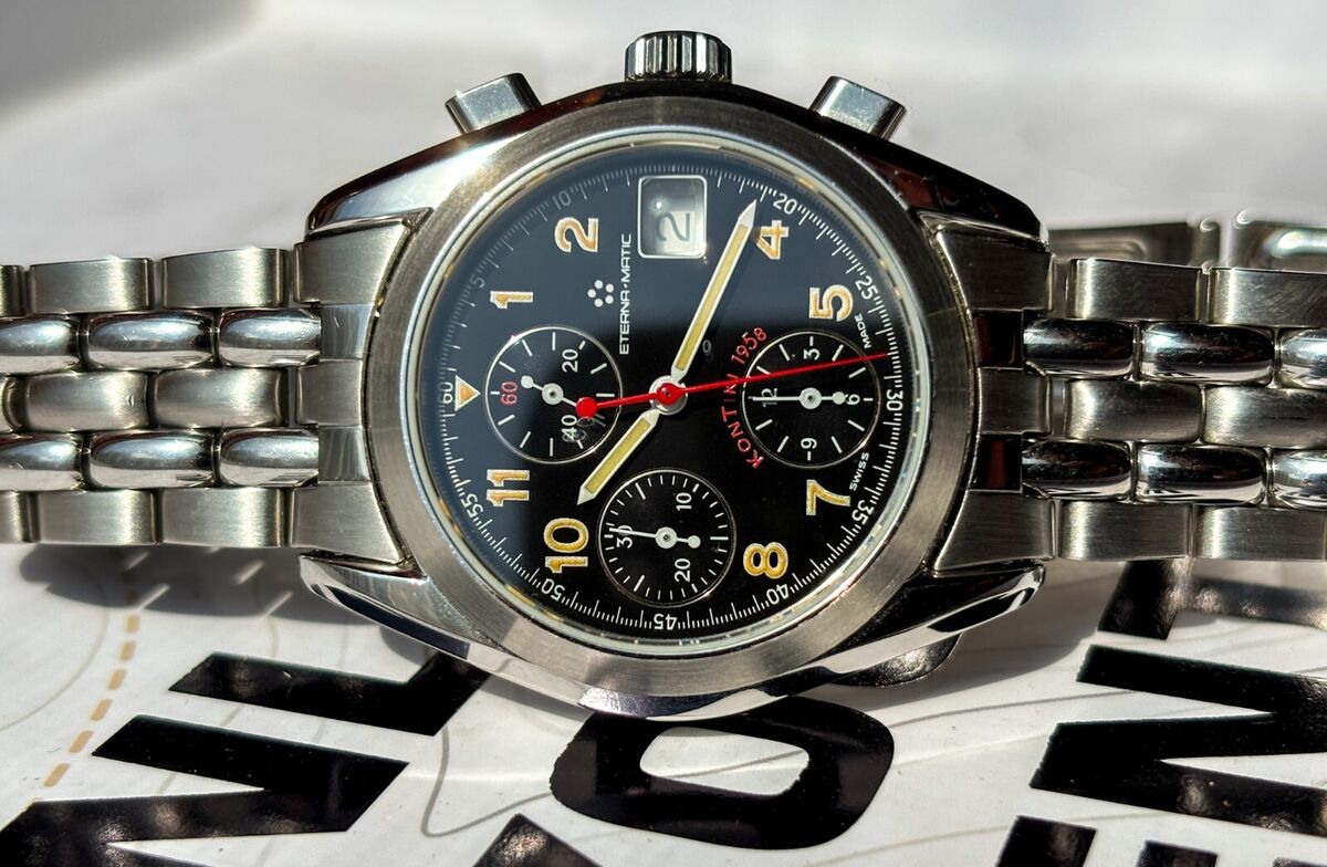 Eterna Kontiki Stainless Steel Case Mechanical (Automatic Eterna Kontiki Stainless Steel Case Mechanical (Automatic