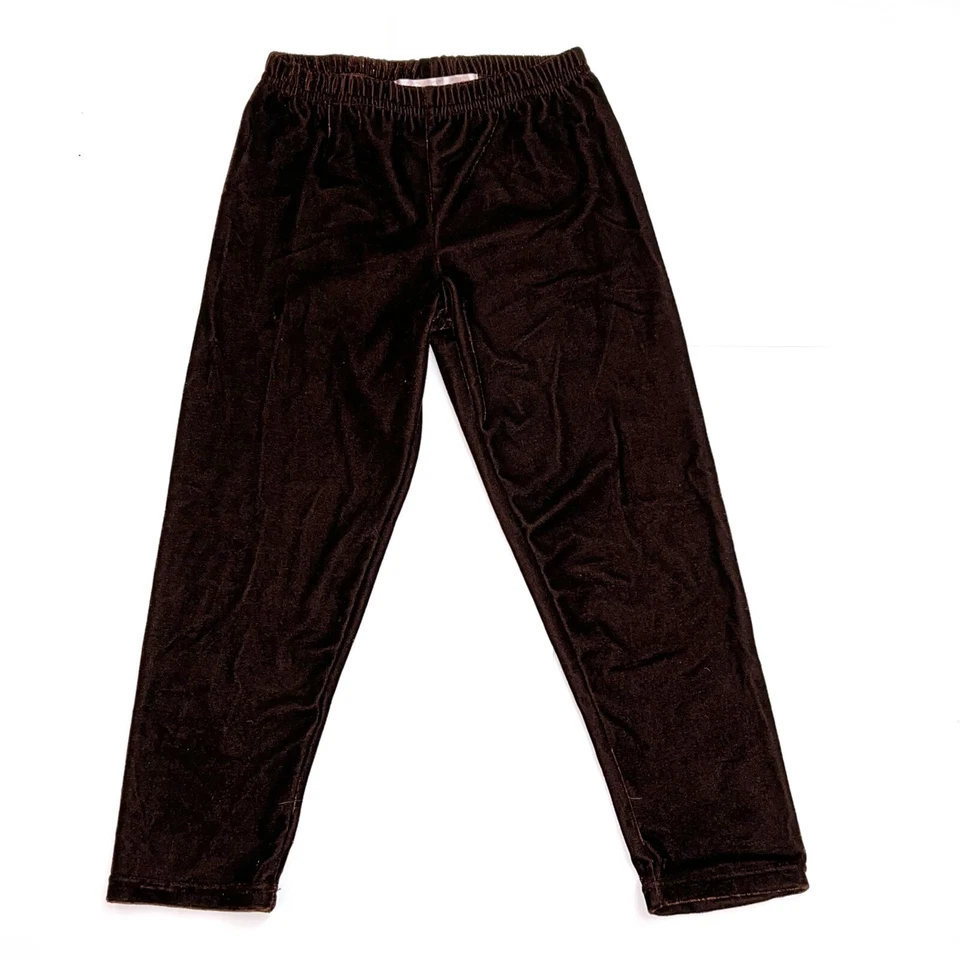 Greggy Girl Burgundy Brown Velour Pants for Girls Select Size NWOT - Image 1 of 2