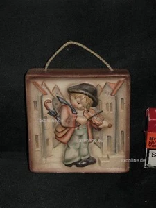 Goebel Hummel Figur 93 "Geigerlein", Hängebild, Junge spielt Geige, Krone - Picture 1 of 1