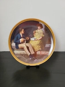 NORMAN ROCKWELL Ltd ED Knowles NUMMERIERTES Schild grübelt über das Schweinefleisch - Bild 1 von 5