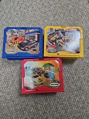 Matchbox Police Station, Ranger Station, And Garage Play Boxes - Image 1 of 4