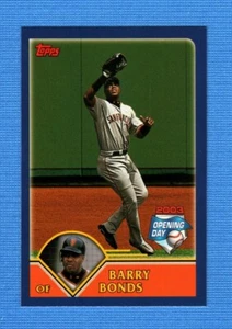 2003 Topps Eröffnungstag Aufkleber Barry Bonds Giants - Bild 1 von 1