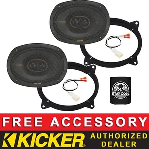 KICKER KSC69304 6"X9" OEM SPEAKER REPLACEMENT KIT FOR TOYOTA AVALON 2015-2018 - Picture 1 of 6